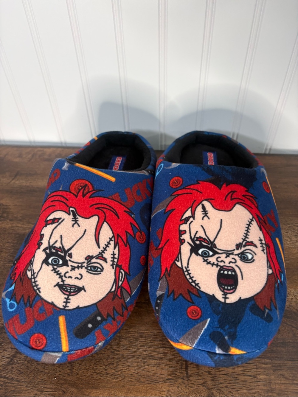 Chucky  One-Piece Slippers in Blue Halloween